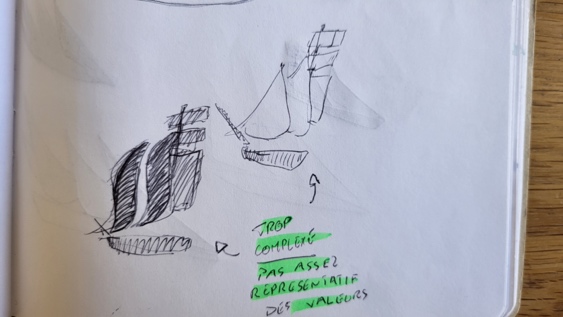 Planche de recherche logo SSE — itération 4